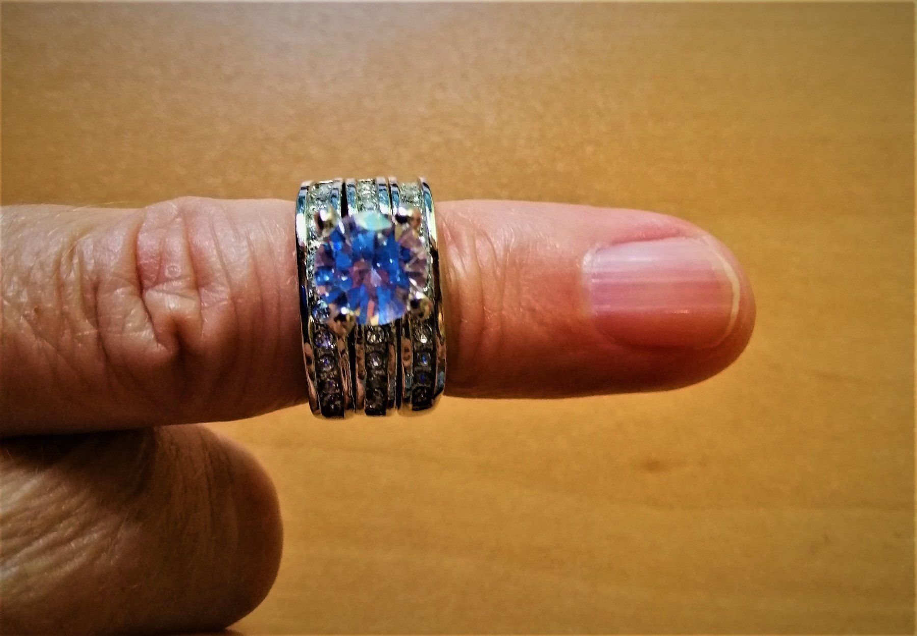 Bagues: Trio Ringe Ring-Set mit Strass – Neuf avec emballage d'origine à Mund par Happy_trader 3