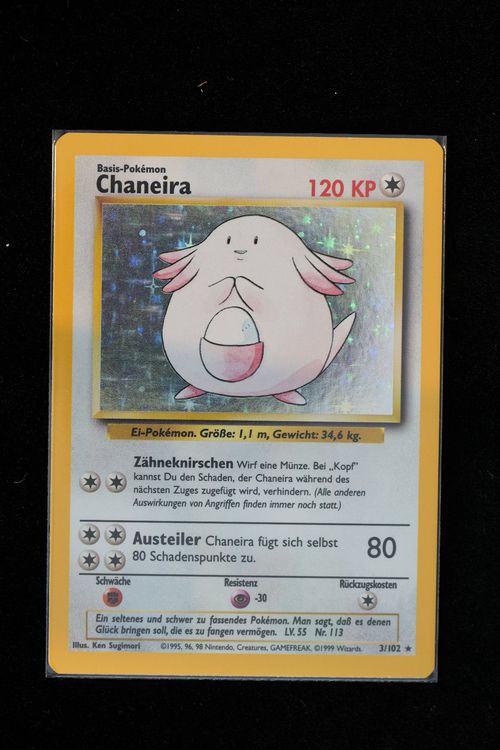 Pokémon 1999 Chaneira Chansey Base Set Holo Deutsch WOTC (Gebraucht) in ...