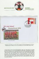 Schweizer Fussball WM 2006 Sonderbrief - Rarität für Samm...