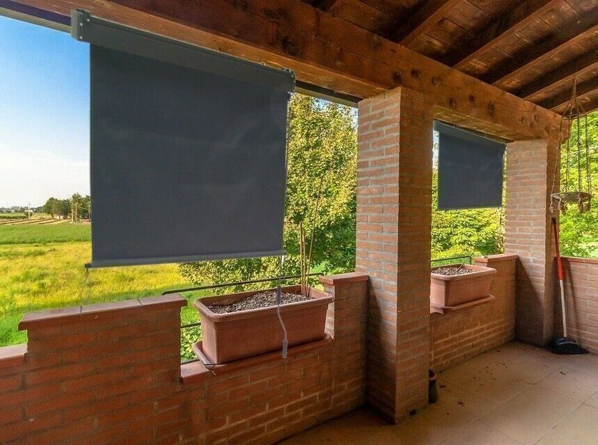 Paraventi: 56066 - Balkon Senkrechtmarkise 100x250cm anthrazit Markise – Nuovo e nell'imballaggio originale da Wallenwil venduto da toesstal-vertrieb 2