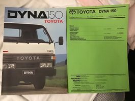 Toyota Dyna 150 Verkaufsprospekt 1988 mit 14 Seiten