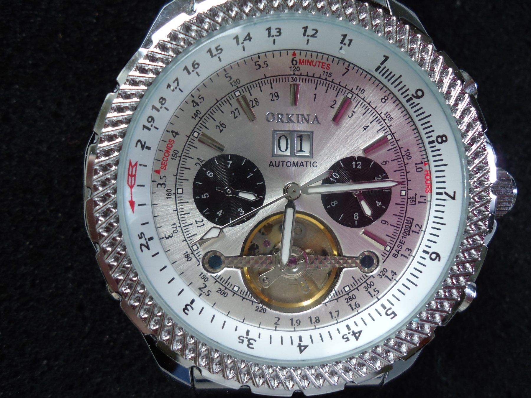 Orologi: Armbanduhr Autiomatic Stahl – Nuovo e nell'imballaggio originale da Hinterkappelen venduto da Roku5 3