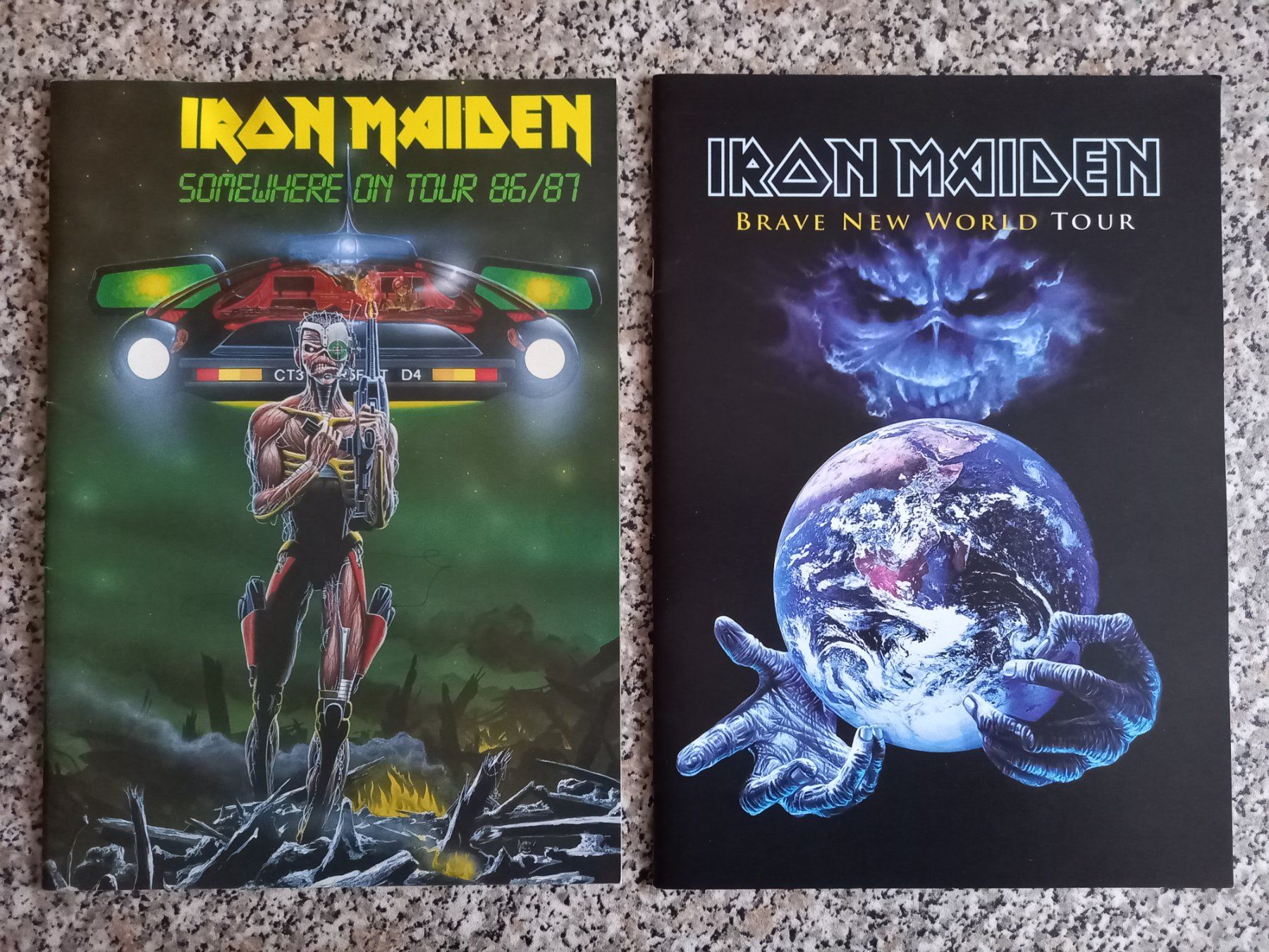 CDs: 4 Iron Maiden Tourprogramme – D'occasion à Reinach AG par cosmiceddie 1