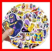 Thanos Avengers Infinity War DVD Kleber 50 tlg Stickerset