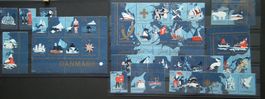 Dänemark, Weihnachten 1959   Vignetten für Weihnachtsbriefe