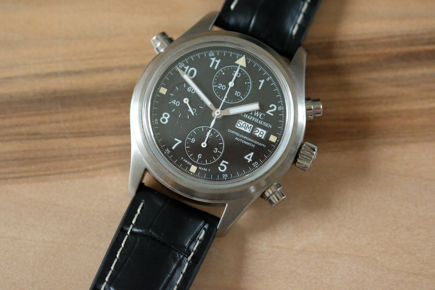 IWC Orologi: IWC Doppelchronograph Flieger Ref.3713 – Usato da Zürich venduto da Tenos