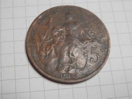 Frankreich 5 Centimes, 1916