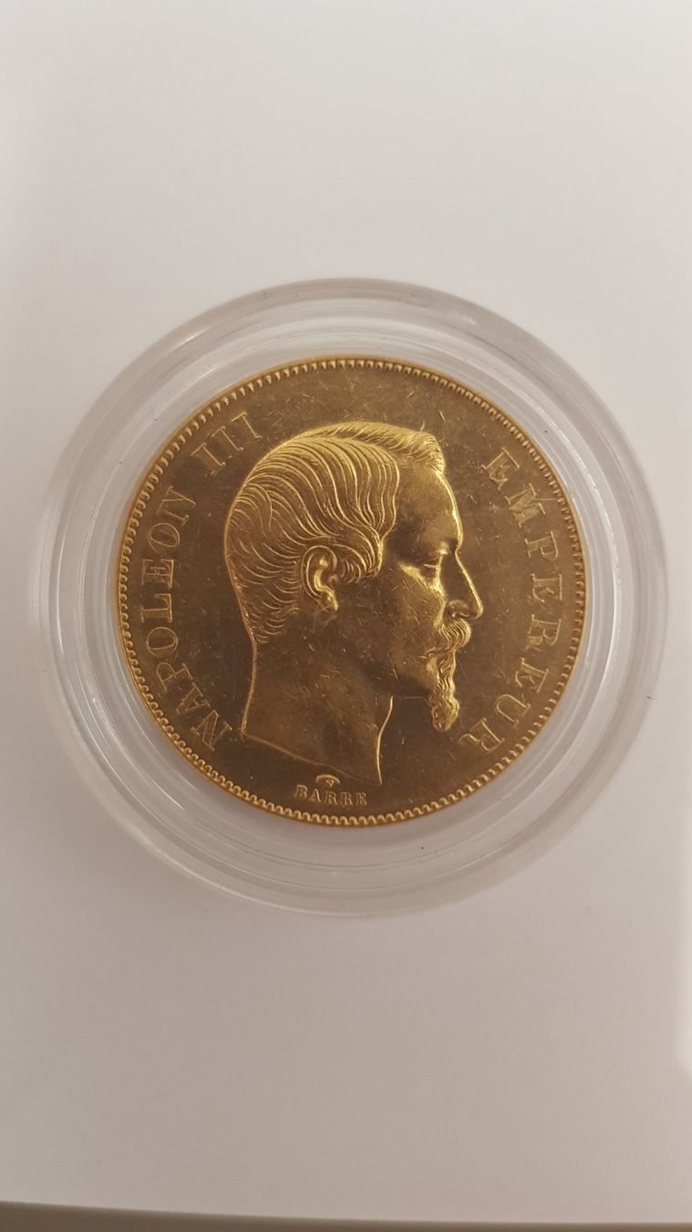 Tutti le monete: 50 Francs 1857 Napoléon III – Usato da Meyrin venduto da menelaos77 1