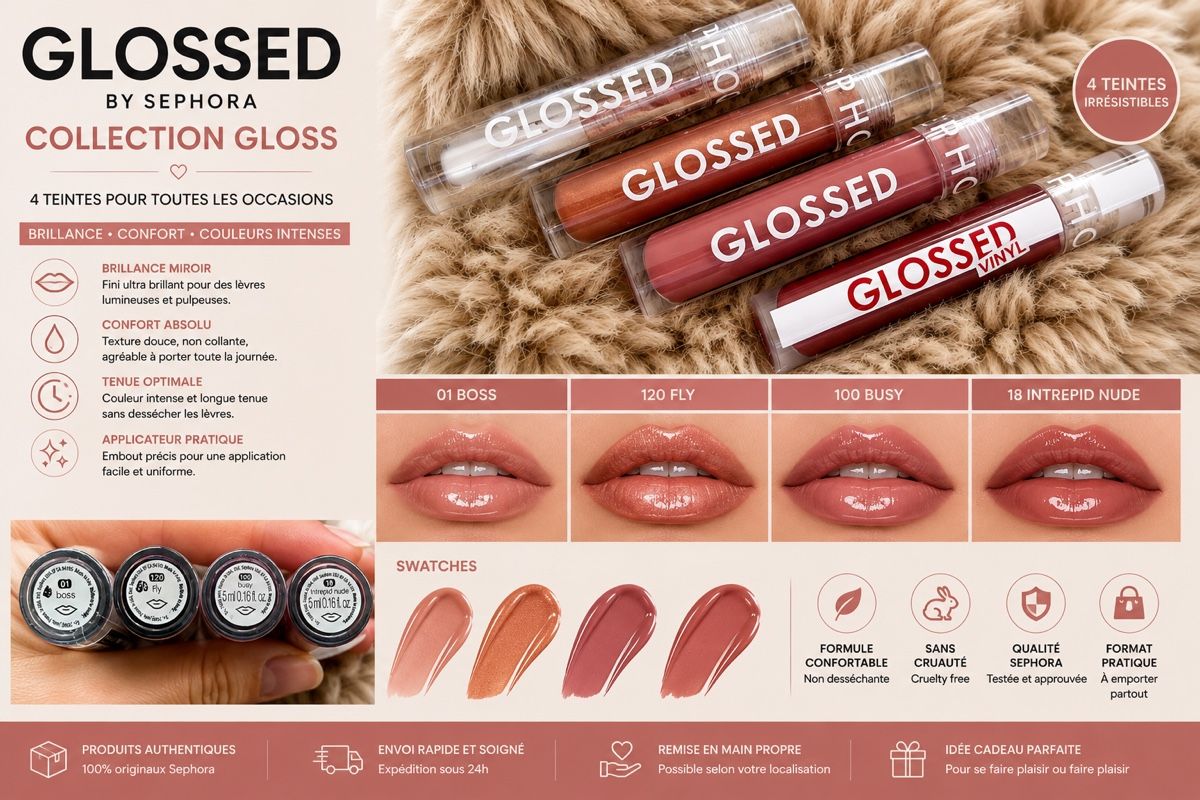 Sephora Make-up: SEPHORA COLLECTION – Glossed Lip Gloss Se – Nuovo e nell'imballaggio originale da Bramois venduto da Inarretable.co