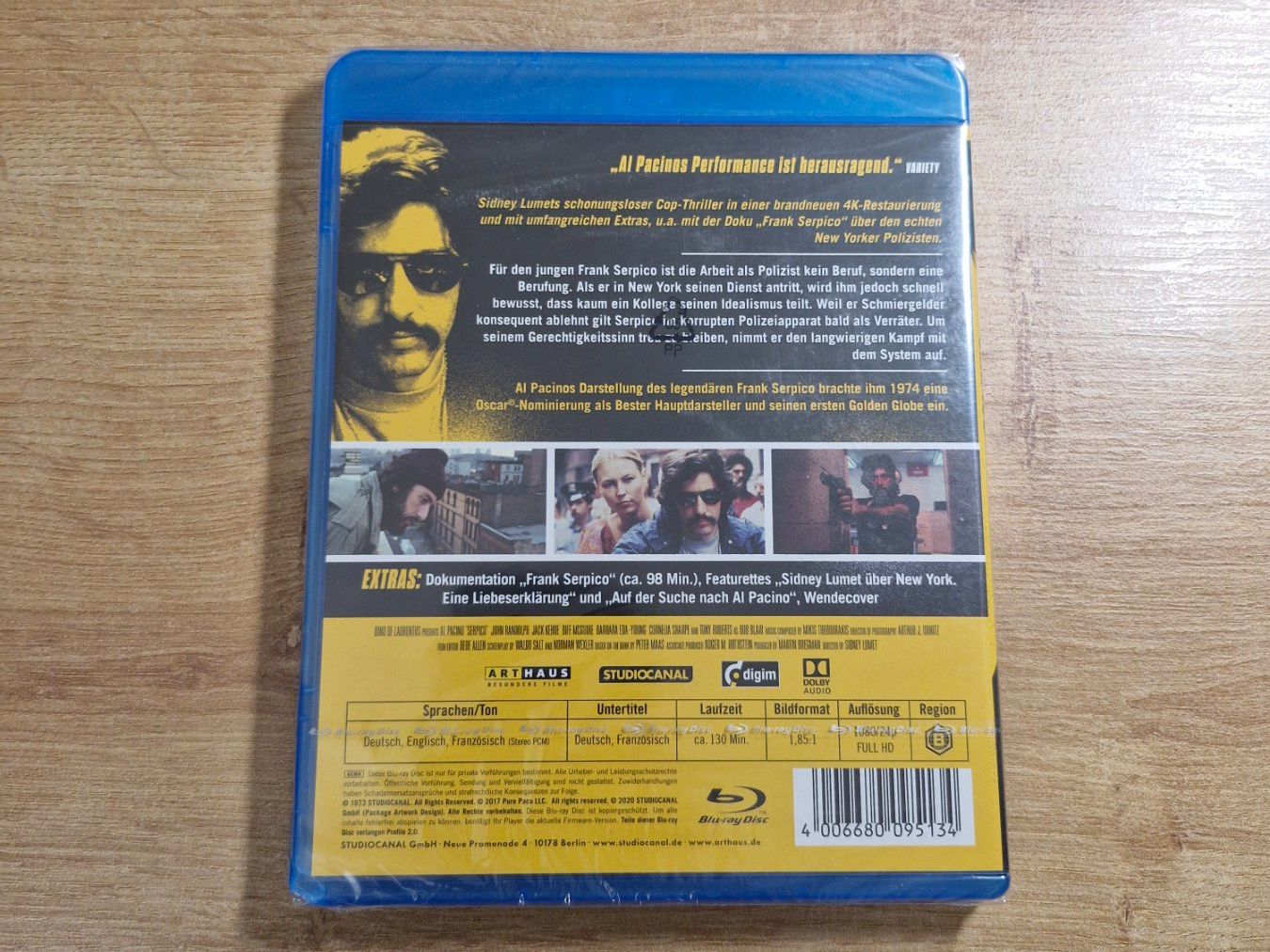 Tutti i DVDs: Serpico (1973) NEU OVP Bluray – Nuovo e nell'imballaggio originale da Pfungen venduto da Whitie 1