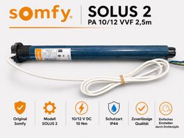 Somfy Solus 2 PA 10/12 VVF 2.5m Rohrmotor Absolute Neuware