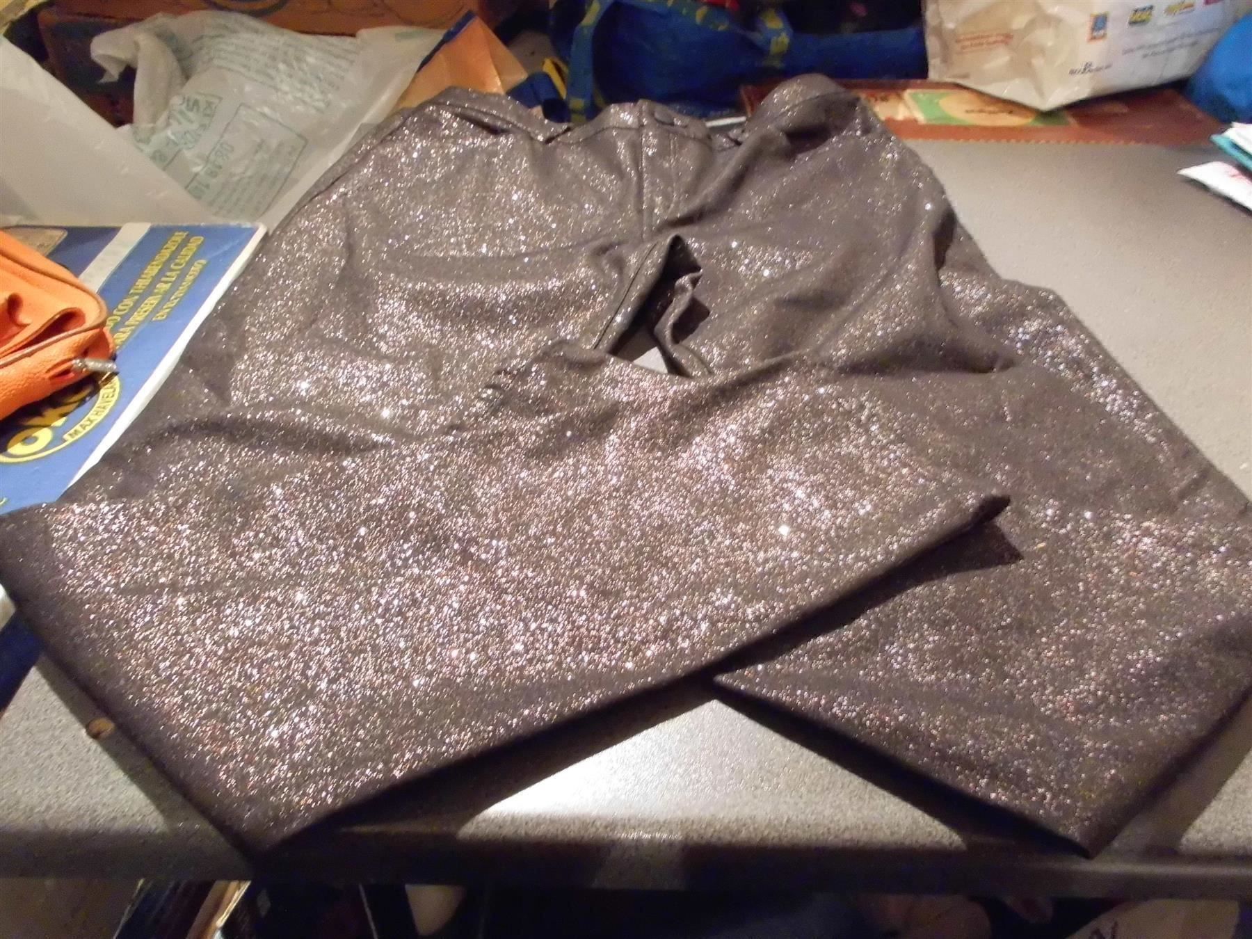 H&M Pantaloni: Hosen Grösse 40, H&M, schwarz/Glitzer – Usato da Zürich venduto da abraxas1291