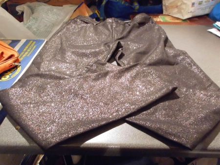 Hosen Grösse 40, H&M, schwarz/Glitzer