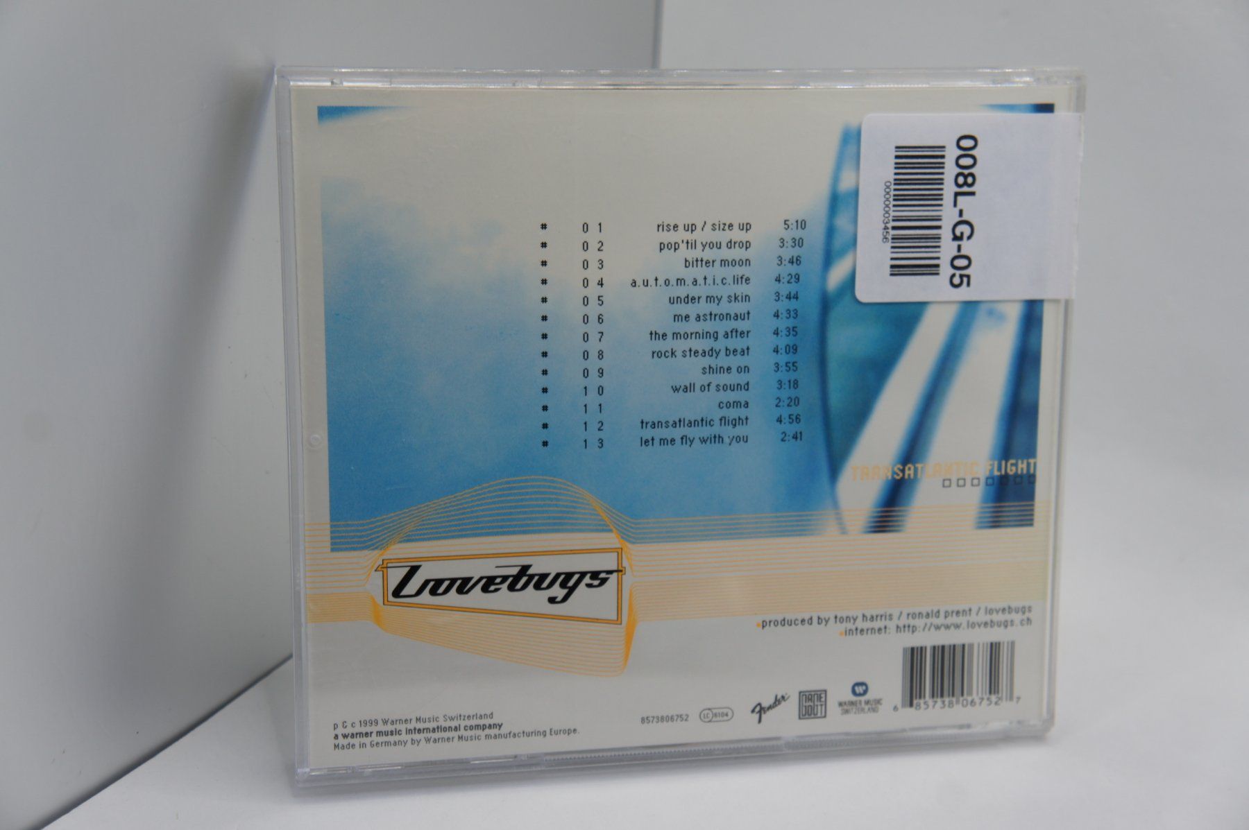 CD: CD Lovebugs – Transatlantic Flight – Usato da Ernetschwil venduto da luisvonerni 2