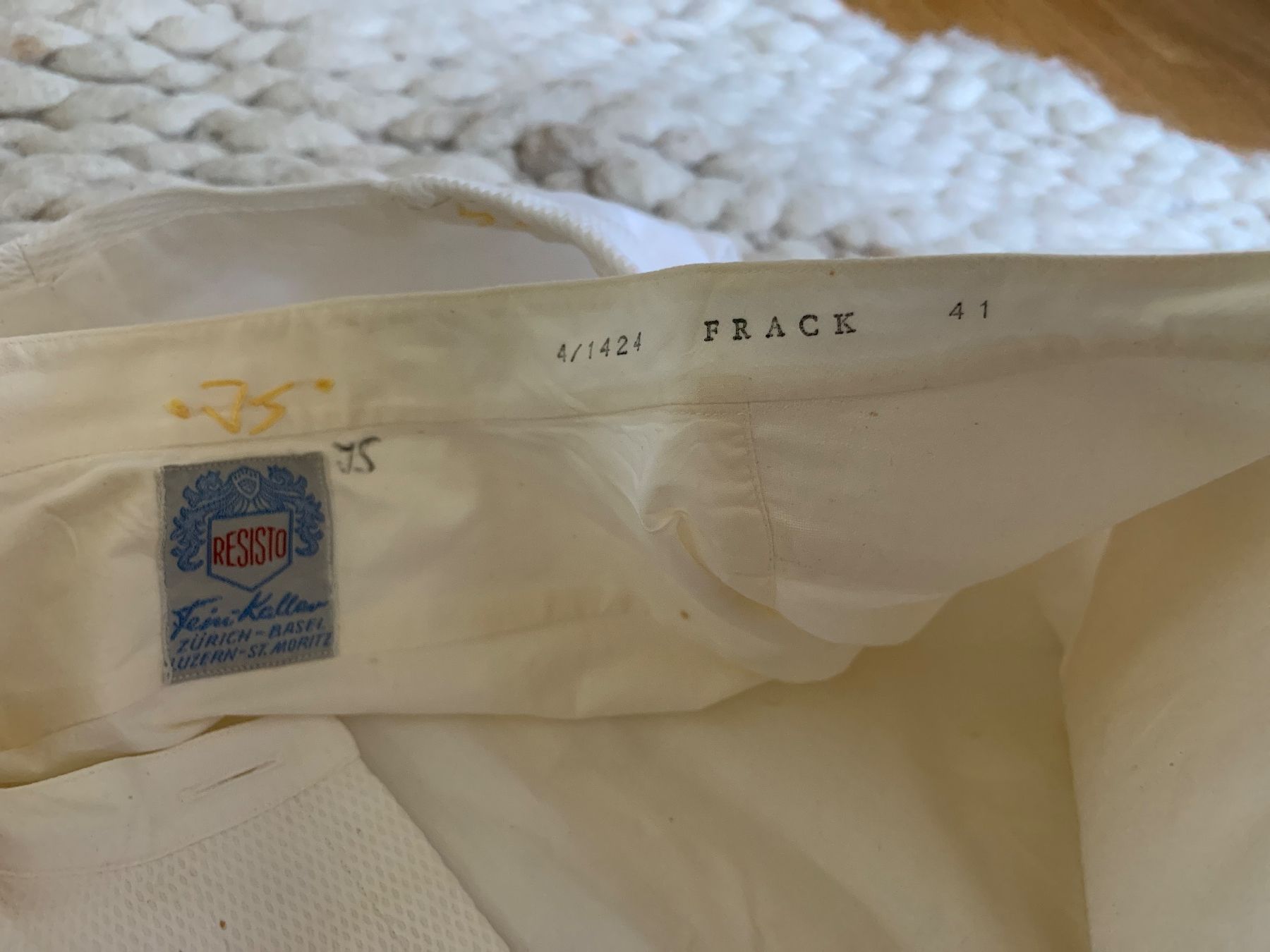 Hemden: Antik Herren Weste weiss mit Hemd Einsatz – Gebraucht aus Richterswil von Moii89 4