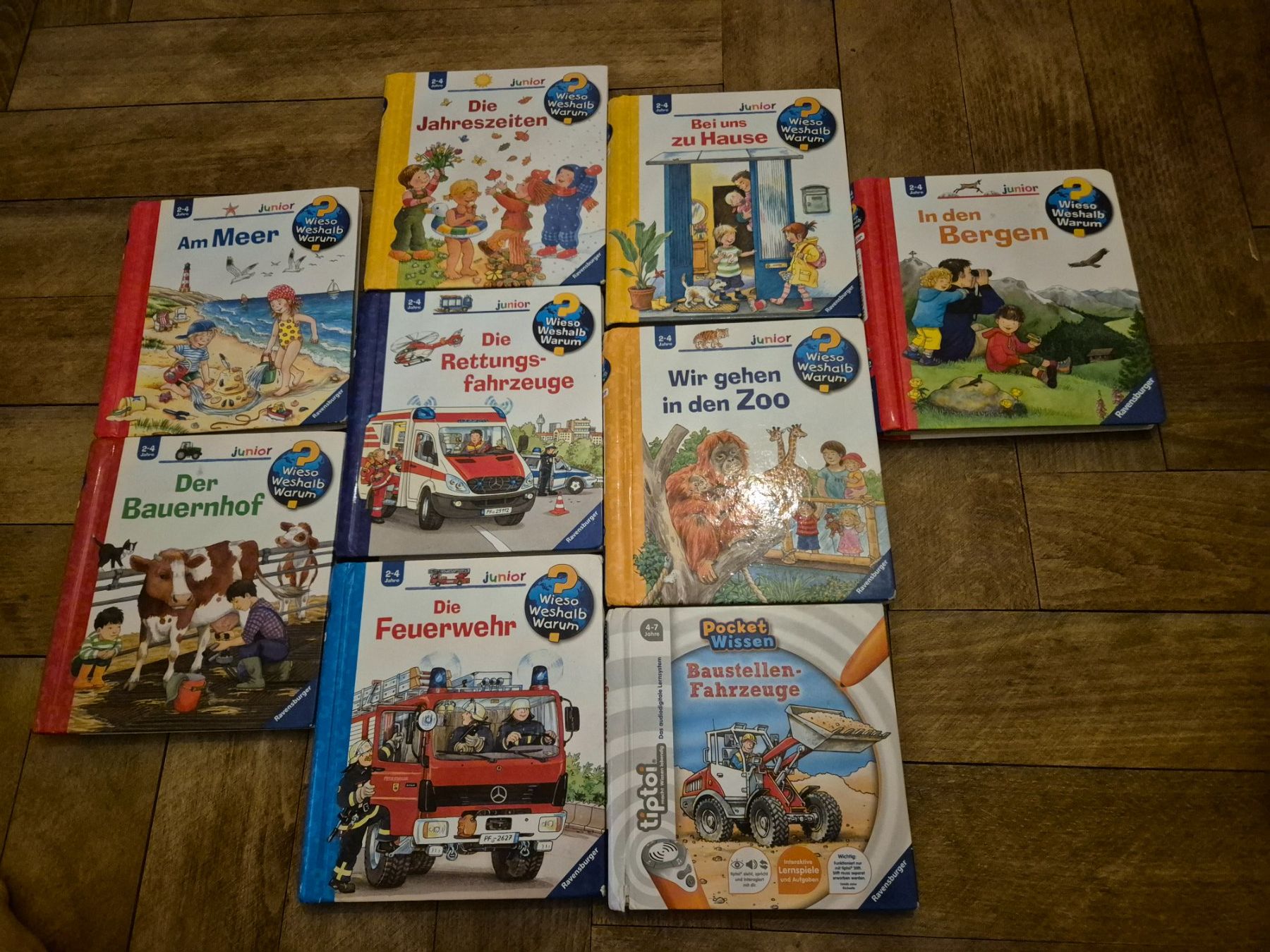 Livres: Ravensburger Junior Sachbücher 9 Stk gebraucht – D'occasion à Luzern par Balzli22
