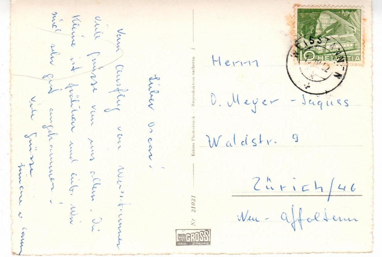 Cartes postales: Schwendi - Weisstannen – D'occasion à Wolhusen par Curver9 1