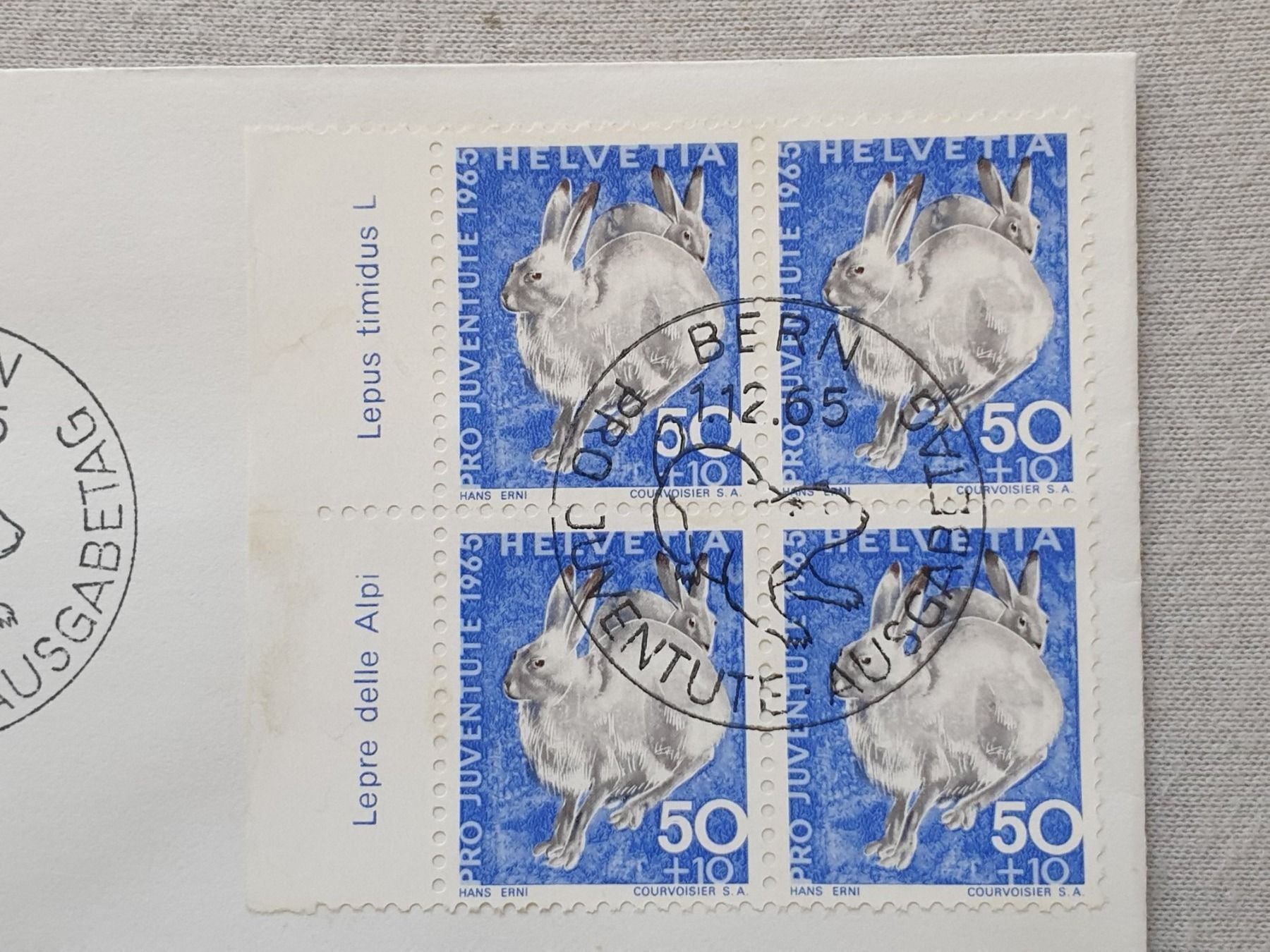 Tutti i francobolli: (187) Pro Juventute 1965 mit ET Stempel – Usato da Schwarzhäusern venduto da Inot3 9