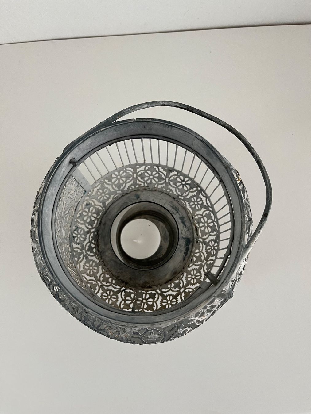 Lanterne: Laterne / Windlicht aus Metall – Usato da Wetzikon ZH venduto da seli03 3