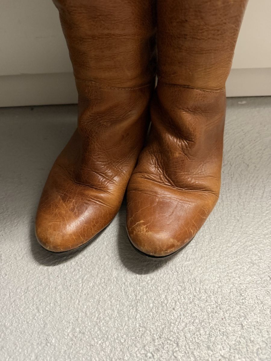 Damenschuhe: Leder Stiefel cognac Grösse 37 gebraucht – Gebraucht aus Küsnacht ZH von ToddyGinger 3