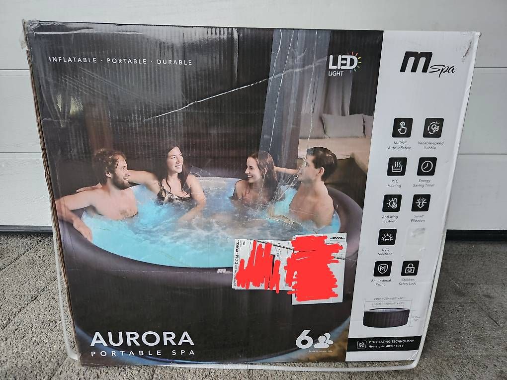 Whirlpool: MSpa urban Aurora whirlpool/jacuzzi – Usato da Melchnau venduto da 12z_pjk8