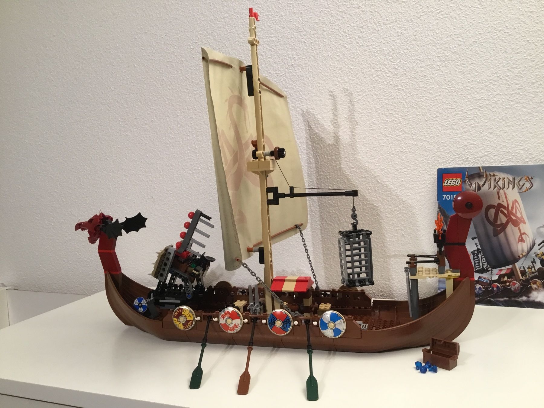 Lego Kit di costruzioni: Lego Vikings Viking Ship challenges the Midgard Serpent 7018 – Usato da Willisau venduto da BettyBond 8