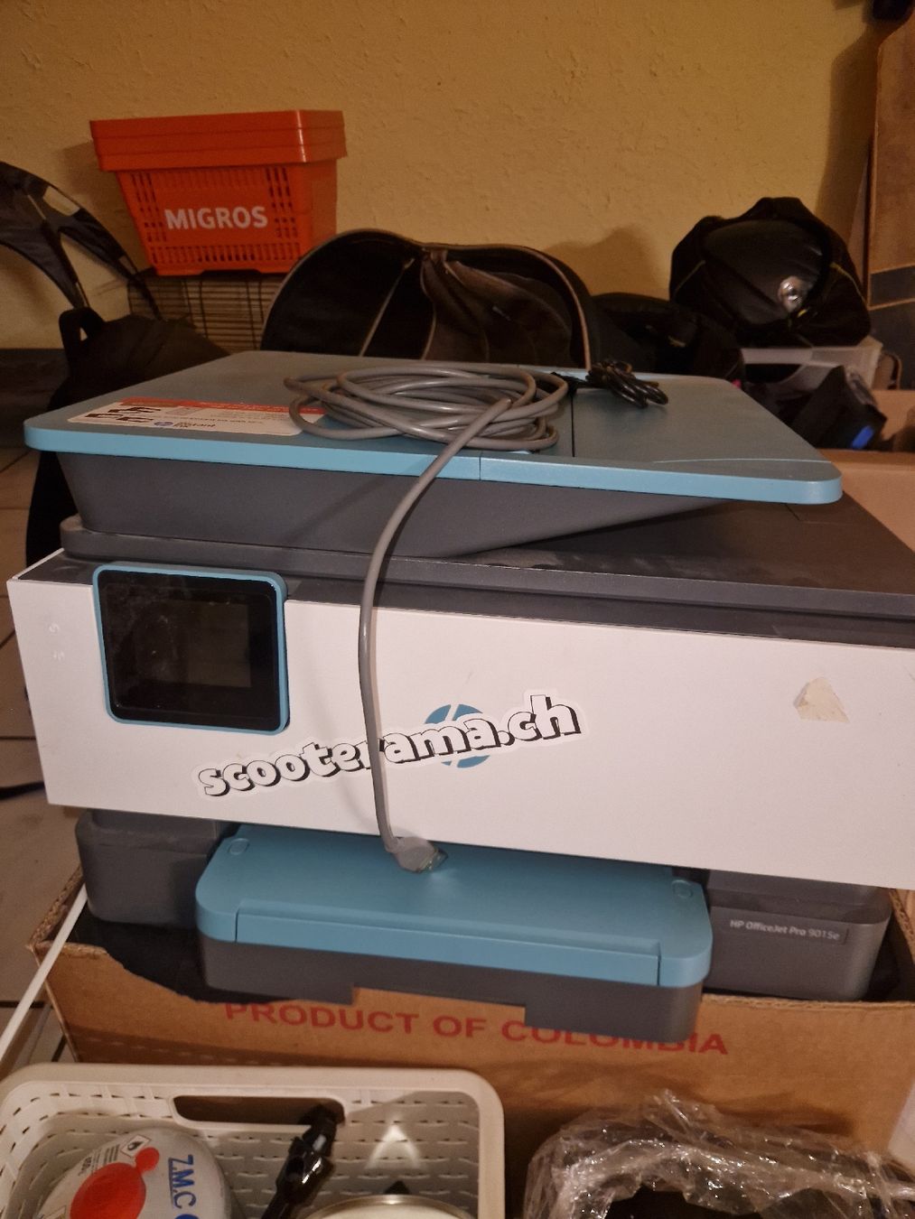 Stampanti: HP Office Jet Pro 9015e Drucker und Scanner – Usato da Kirchdorf BE venduto da Robin043