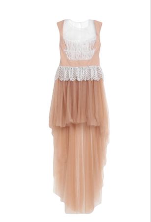 Elisabetta Franchi  – Mini-Kleid Beige - NEU - Gr. 40 FR