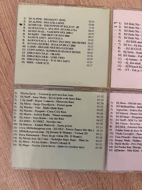 CD: Balkan Megamix x Remix 5 rare 4 cds – Usato da Zofingen venduto da Kolega01 2