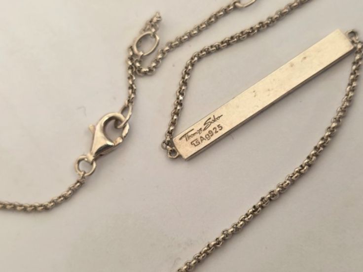 Thomas Sabo Catenine: Thomas Sabo Personalisierte Kette Cristina – Usato da Wittenbach venduto da rose_rosi 1