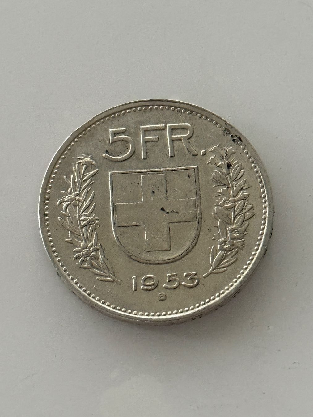 Toutes les monnaies: 5 Franken 1953  Silber – D'occasion à Wallisellen par SWISS_SILVER1 1