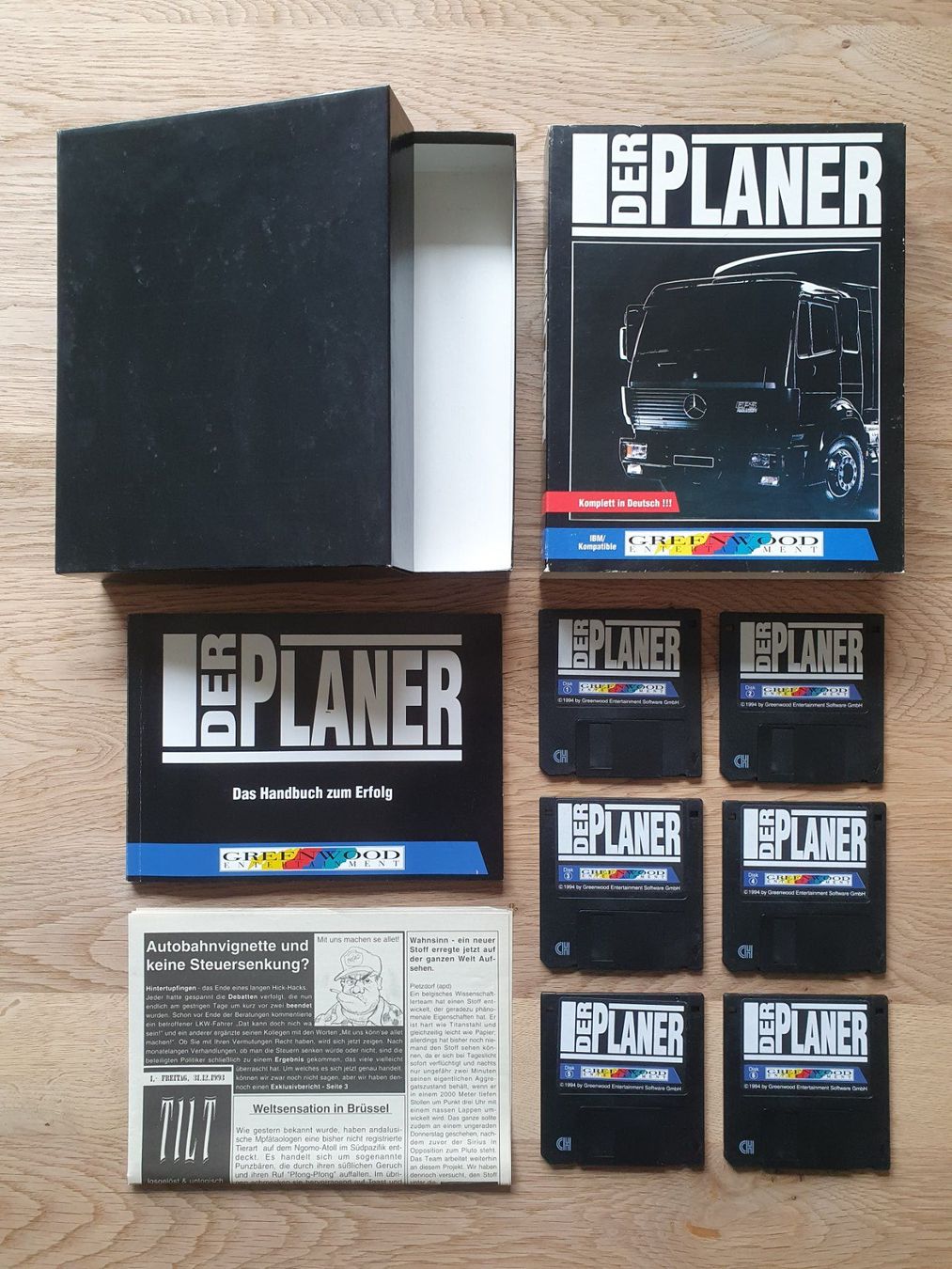 Giochi: PC Game Der Planer (1994) Big Box 3.5" Disketten – Usato da Greifensee venduto da perfectioN88 4