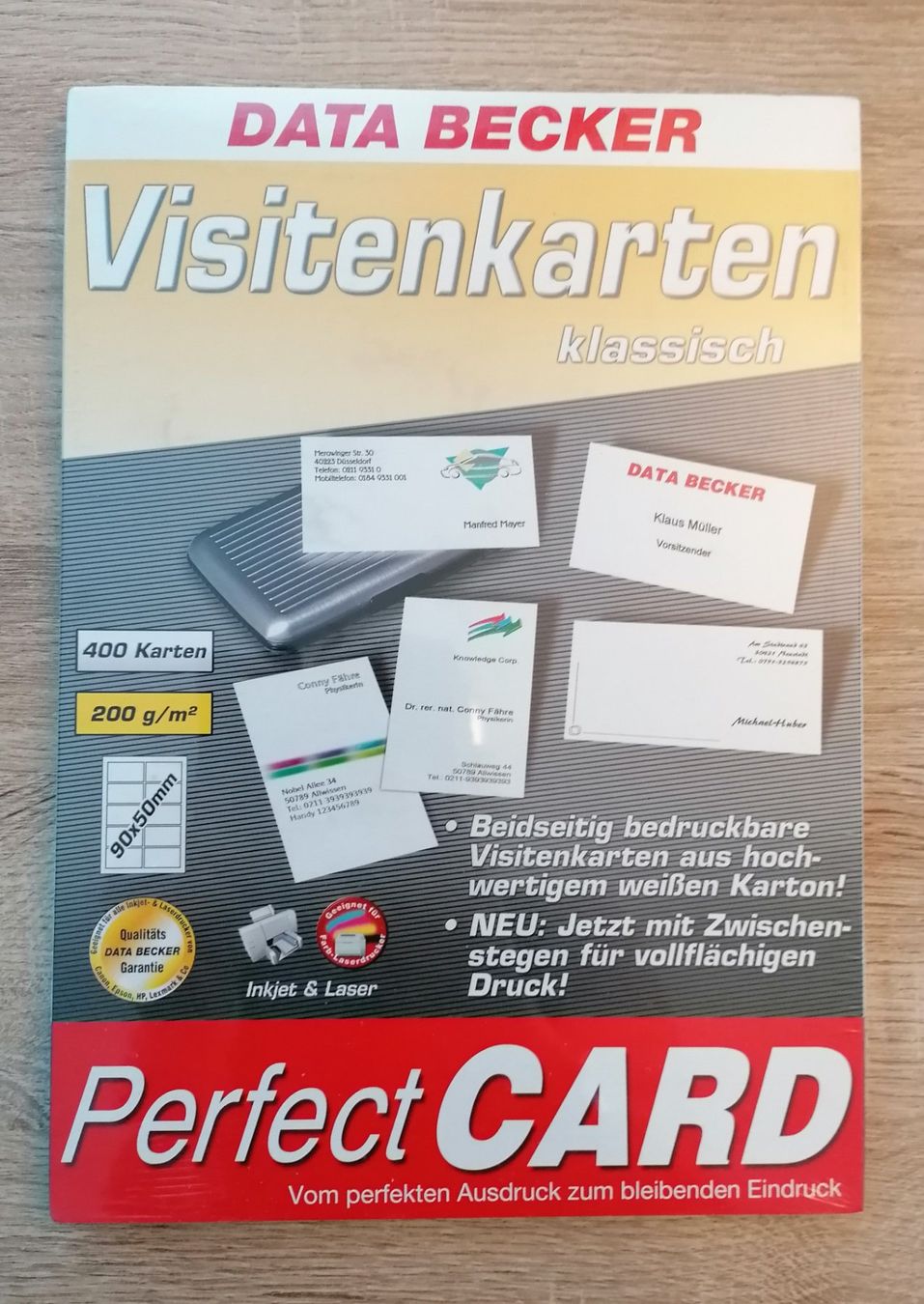 Cartoline: Visitenkarten "Perfect Card" NEU – Nuovo e nell'imballaggio originale da Benken SG venduto da olga81