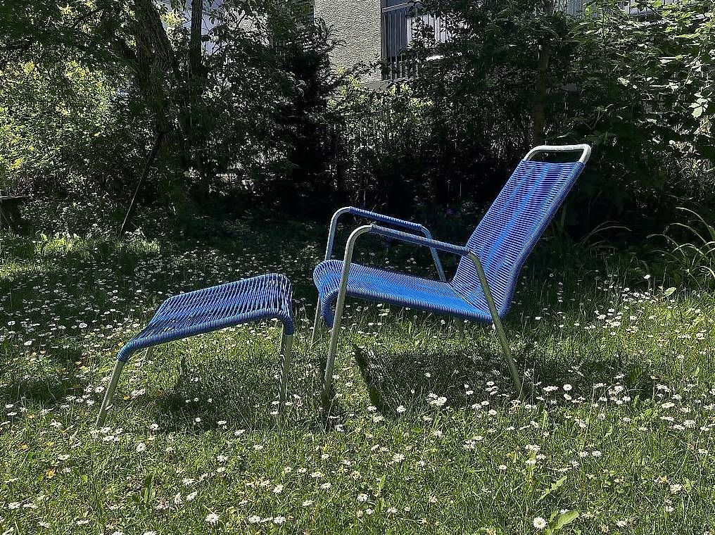 Liegen & Liegestühle: Spaghetti Lounger (mit Hocker) – Gebraucht aus Zürich von mcinq