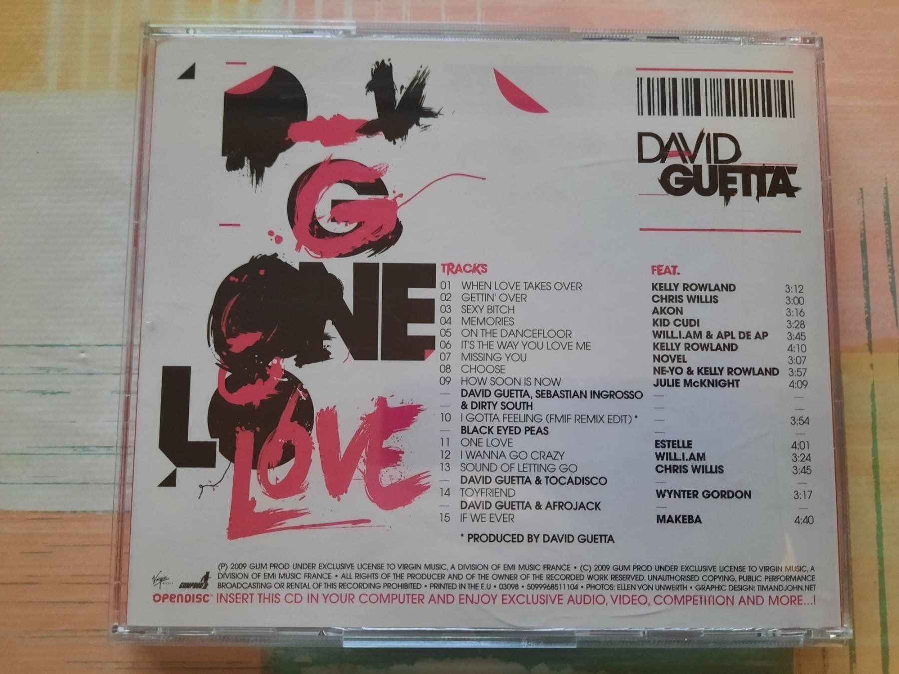 CD: CD David Guetta - One Love – Usato da Pully venduto da bro_n52j 1