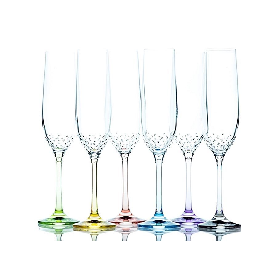 Bicchieri: Sektgläser "Rainbow" Set 6 Stk Sektglas – Nuovo e nell'imballaggio originale da Wettingen venduto da kochshop