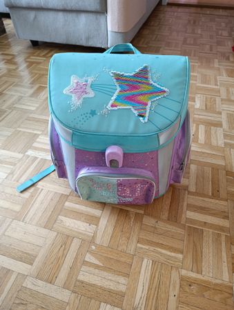 Kinder Ranzen türkis/lila gute Zustand