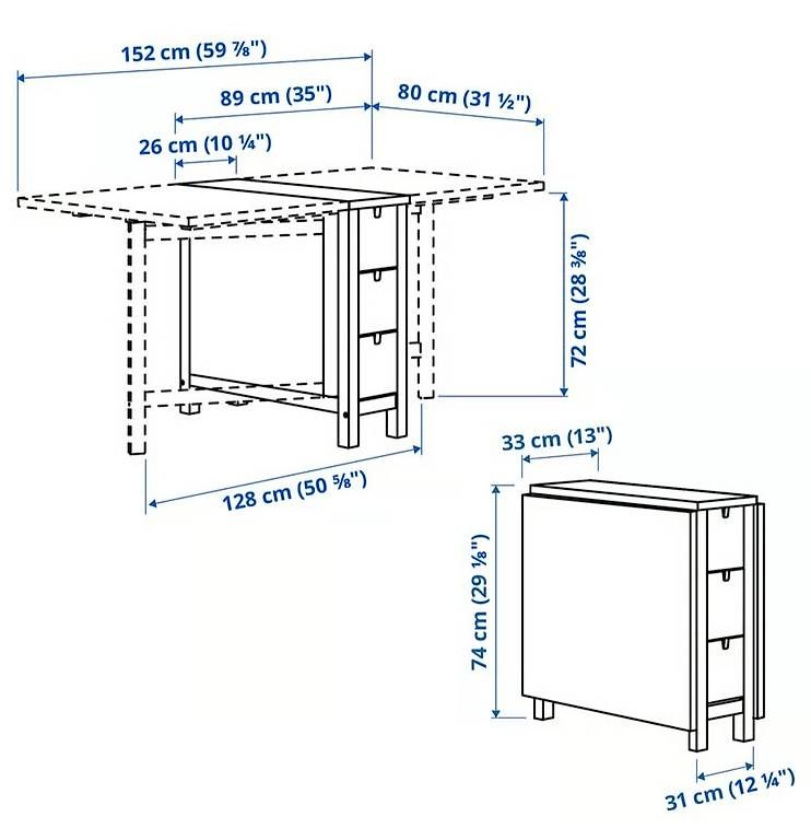 Ikea Tische: Norden Klapptisch – Gebraucht aus Safenwil von ste_v9ph 3