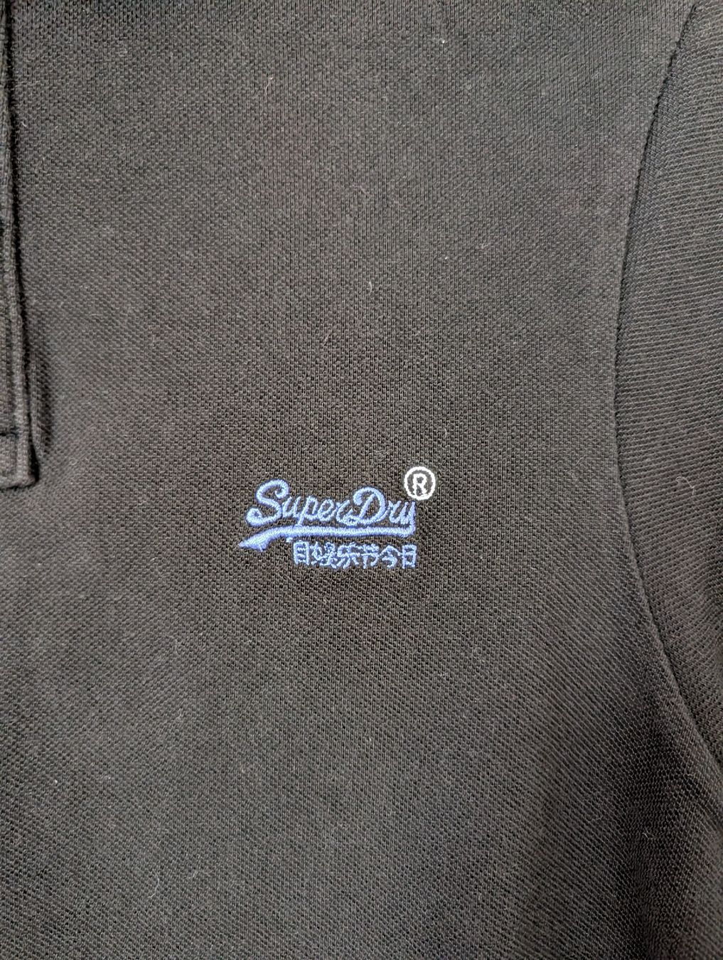 Superdry Magliette Polo: Superdry Poloshirt, Schwarz/Grau, Grösse S – Usato da Zürich venduto da Grogu13 2