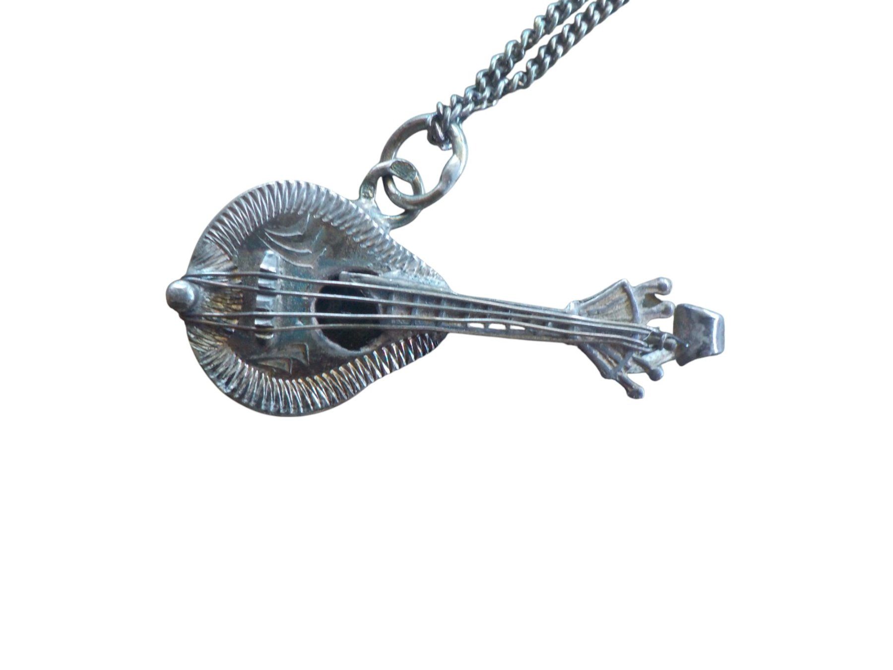 Ciondoli: Anhänger Kette Gitarre Silber – Usato da Mörschwil venduto da wunderkiste44 6