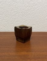 Kleiner vintage Bronze Kerzenständer Brutalist Kerzenhalter