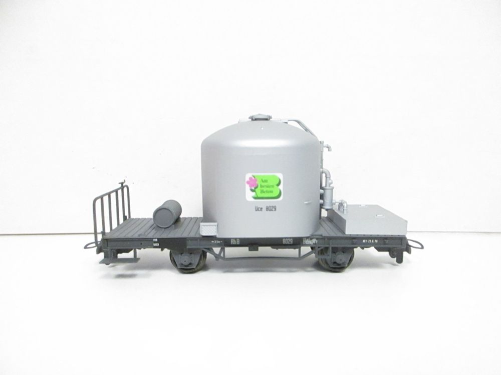 Bemo H0m 2260 RhB Zementtransportwagen Uce 8029 6