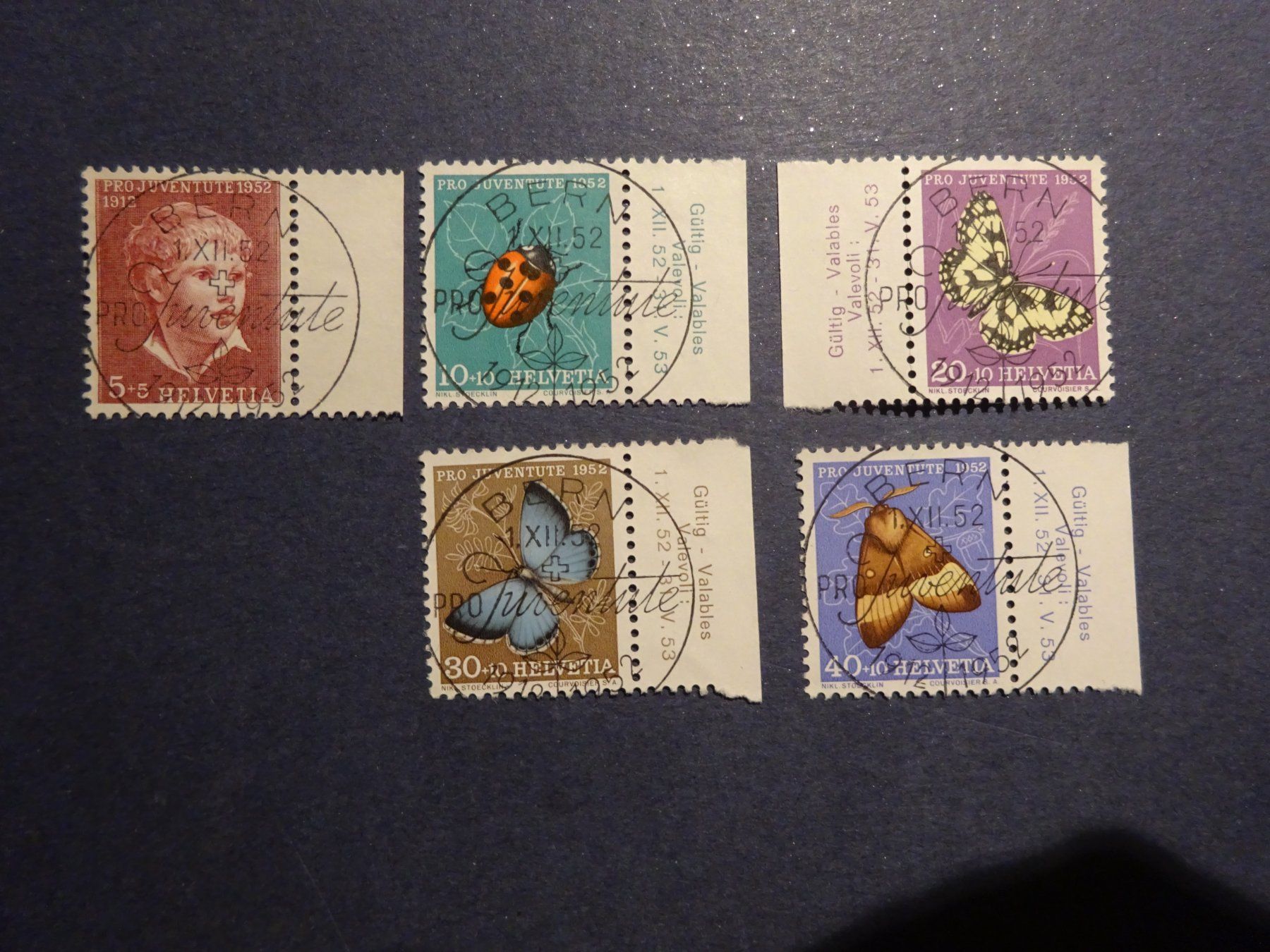 Tutti i francobolli: 1952 Pro Juventute ET-Voll – Usato da Appenzell-Steinegg venduto da adi1975 1