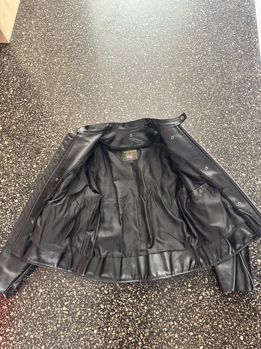 Vanson Leathers Giacche: Vanson leathers biker boxy leather jacket size S-M – Usato da Zürich venduto da gva_r9gs 4