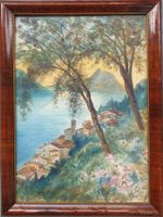 altes Aquarell / Gandria