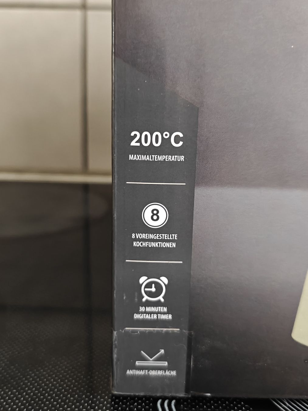 Ambiano Elettrodomestici da cucina: AMBIANO Mini Heissluftfritteuse - 200°C, 1.2L, Touchscreen  – Nuovo e nell'imballaggio originale da Kloten venduto da LadyStrolchi 4