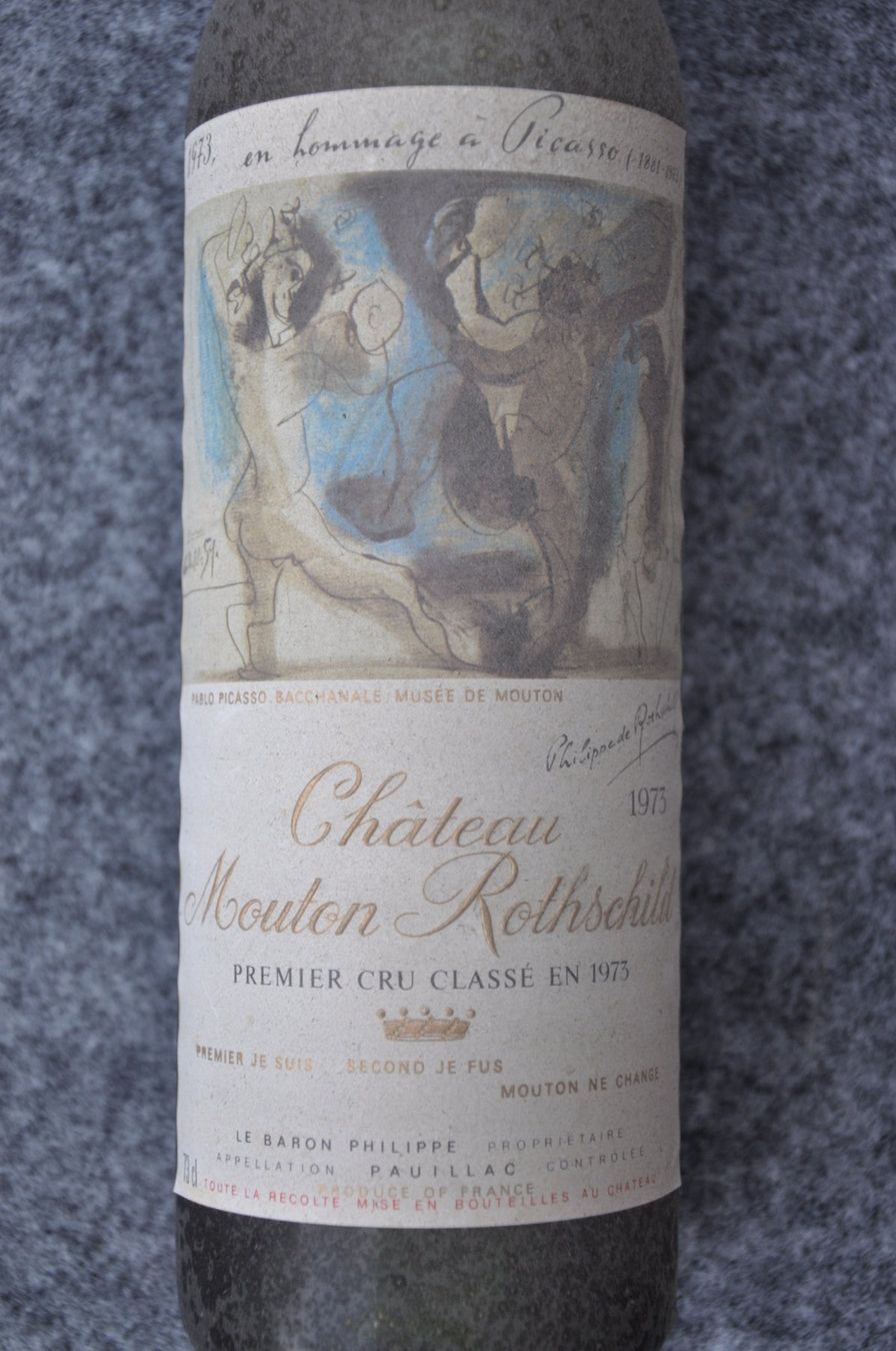 Mouton Rothschild Vino: Château Mouton Rothschild 1973 – Nuovo (secondo la descrizione) da Sempach Station venduto da Miss_sixty6 1