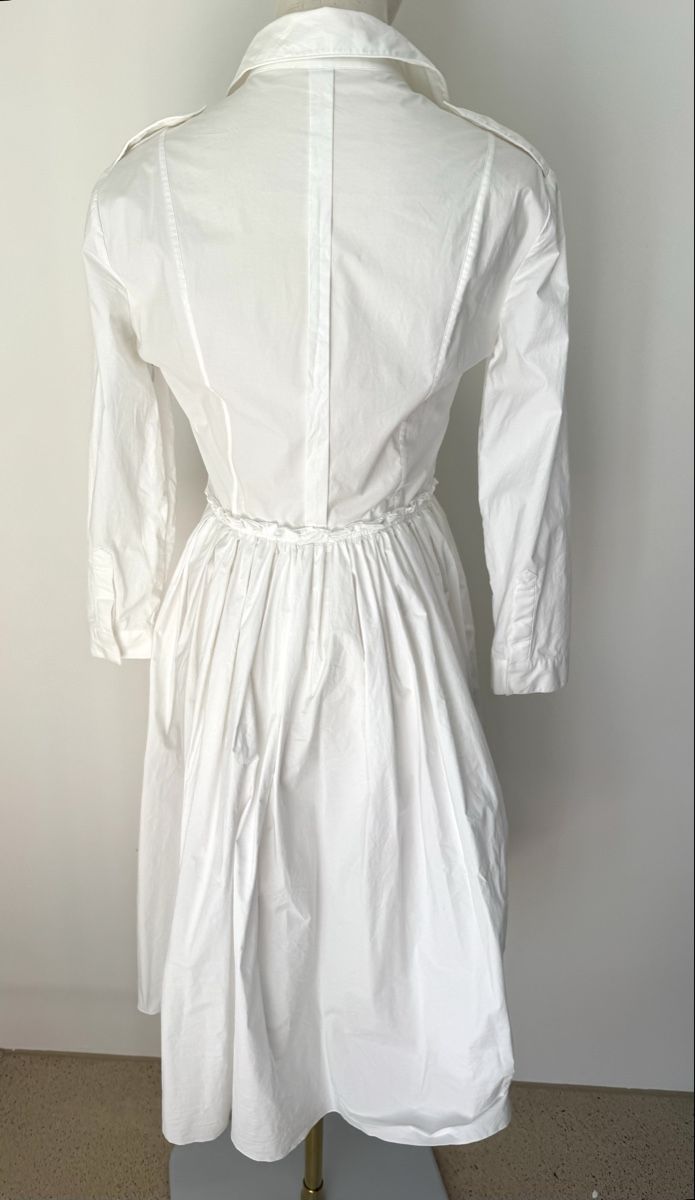 Burberry Vestiti: Burberry shirt white dress – Nuovo (secondo la descrizione) da Zürich venduto da di_archive 2