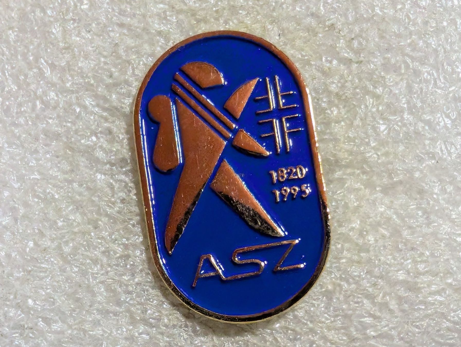 Placchette & Badge: Ansteckpin 207: ASZ – Usato da Oppligen venduto da Pin-Fall-Shop