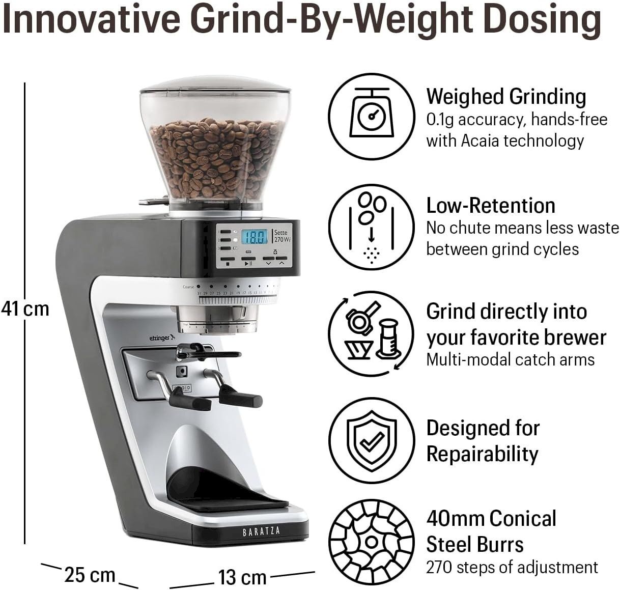 Baratza Küchengeräte: Baratza Sette 270Wi Grind-on-Demand – Neu und originalverpackt aus Bottighofen von zaap 4